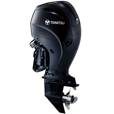 115HP TOHATSU Long Shaft EFi Power Tilt Remote Control 4-Stroke 2.0L Outboard Motor with 2-4-1 Performance Tuned Exhaust image