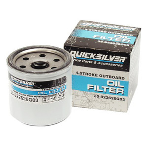 Quicksilver Oil Filter 9.9HP 15HP 20HP 25HP 30HP Mercury Mariner 4-Stroke Outboard image