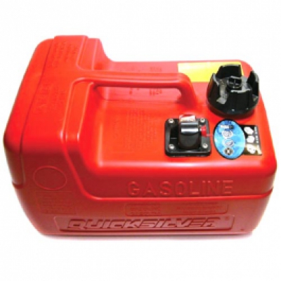 Quicksilver 12 Litre QUICK CONNECT Portable Outboard Fuel Tank with Level Gauge image
