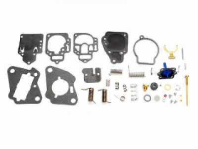 Carburettor & Fuel Pump Rebuild Kit (inc Inlet Needle) 6HP - 25HP 2 Stroke Mercury Mariner Outboard image
