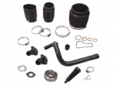 Genuine Mercruiser Bravo 1 2 3 TRANSOM REPAIR KIT Bellows Bearings Water Pipe Mounting Seals image