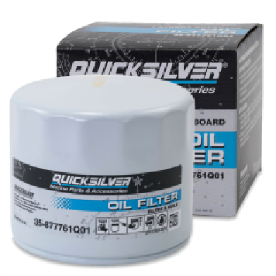 Quicksilver Oil Filter 75HP - 115HP 1.7L 150HP 3.0L Mercury Mariner 4-Stroke Outboard image