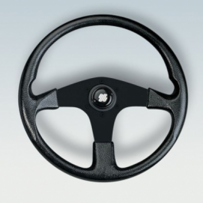 Corsica Steering Wheel Black Centre Black Grip image
