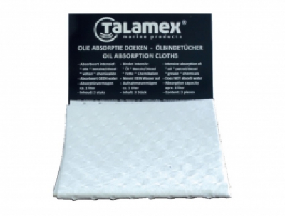 Talamex OIL ABSORPTION CLOTHS 46cm X 46cm x3 Pieces image