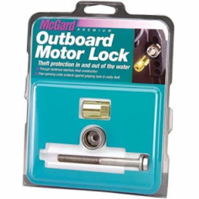 McGuard OUTBOARD MOTOR LOCK 1/2" STAINLESS STEEL BOLT & LOCKING NUT KIT FOR MERCURY Outboards image