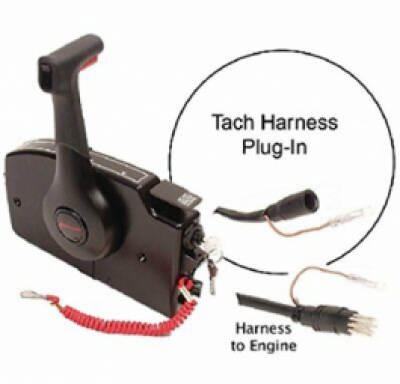 Genuine Mercury Mariner Outboard Control Box 15ft Harness (No Trim) 15HP 20HP 4 Stroke image