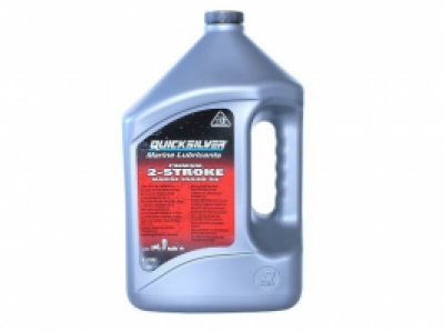 4 Litre Quicksilver Premium Grade TCW3 2-Stroke Outboard Oil 4L image
