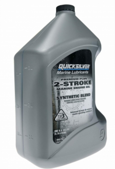 4 Litre Quicksilver Premium PLUS Grade TCW3 2-Stroke Outboard Oil 4L image