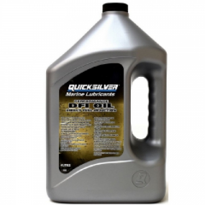 4 Litre Quicksilver V6 Optimax 2 Stroke Outboard DFI Oil for Mercury Mariner 4L image