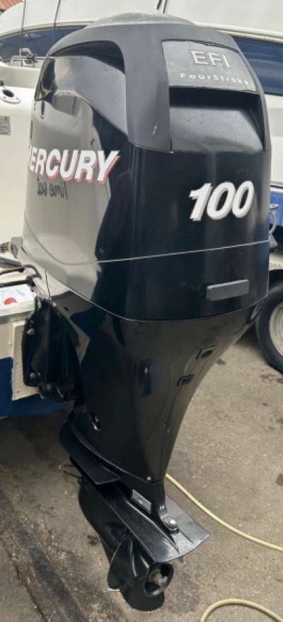 2010 MERCURY 100HP 4 STROKE LONG 20" SHAFT EFI 1.7L OUTBOARD REMOTES & GAUGES image