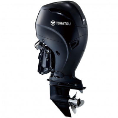 100HP Tohatsu Long Shaft EFi Power Tilt Remote Control 4-Stroke Outboard Motor with 25L Tank & Line image