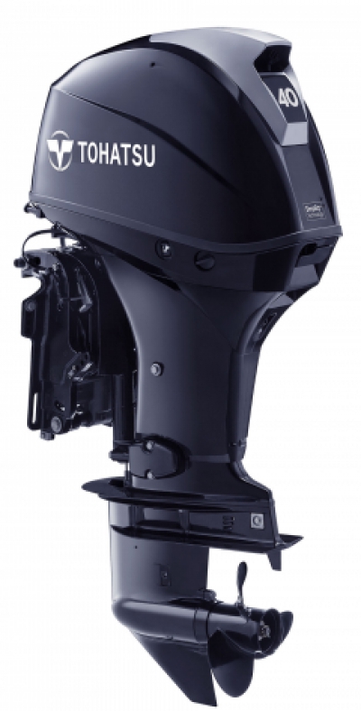 40HP Tohatsu Long Shaft EFi Power Tilt Remote Control 4-Stroke Outboard Motor with 25L Tank & Line image