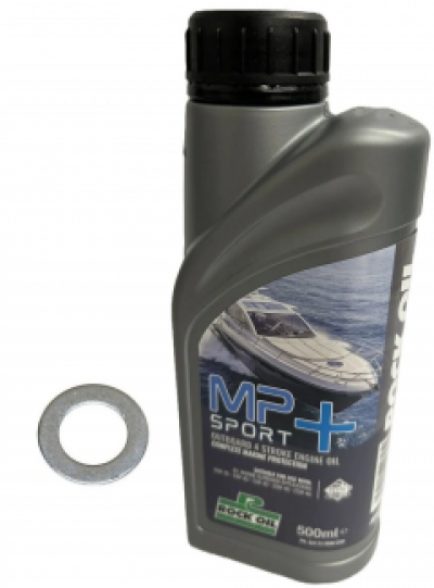 0.5 Litre Rock Oil MP+ Plus 10W30 10W40 15W40 20W40 25W40 4 STROKE Outboard Marine Engine Oil 500ml image