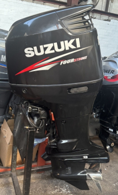 2011 SUZUKI 150HP 4 STROKE EXTRA LONG XL 25" DF150 OUTBOARD REMOTES & GAUGES LOW HOURS image
