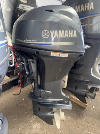 2018 YAMAHA 40HP EFi 4 Stroke Long Shaft Power Trim Outboard Serviced with Remotes image