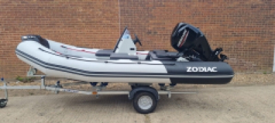 4.8M Zodiac Mini Open Rib Boat Package + 80HP Mercury 2.1 Litre EFi 4 Stroke image