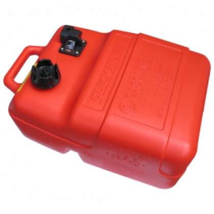 Quicksilver 25 Litre QUICK CONNECT Portable Outboard Fuel Tank with Level Gauge image