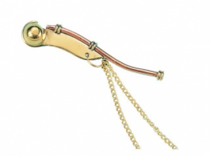 Talamex Brass Bosuns Whistle with Chain image