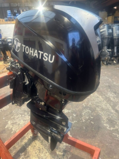 50HP Tohatsu MFS50A 4 Stroke Short Shaft Electric Start Power Tilt 2019 Outboard with Remotes image