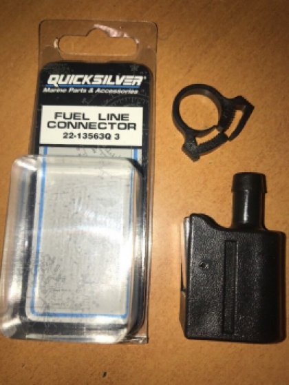 GENUINE Quicksilver Fuel Connector (ENGINE END) for Mercury Mariner Outboard image