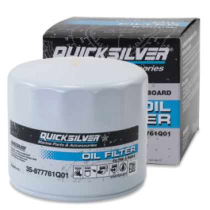 Quicksilver Oil Filter 75HP - 115HP 1.7L 150HP 3.0L Mercury Mariner 4-Stroke Outboard image