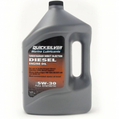 4 Litre Quicksilver 5W30 Full Synthetic TDI Diesel Marine Engine Oil 4L image