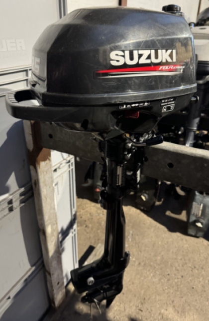 2.5HP SUZUKI DF2.5 Short Shaft 4 Stroke Lightweight 4 Stroke Outboard Serviced (2019 Model) image