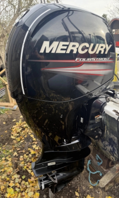 2019 MERCURY 150HP 4 STROKE EXTRA LONG XL 25" F150 OUTBOARD REMOTES & GAUGES LOW HOURS image
