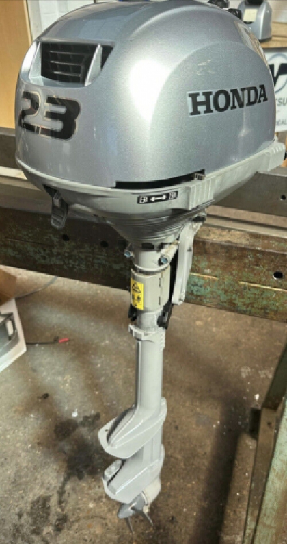 2.3HP HONDA BF2.3D Long Shaft 4 Stroke Air Cooled Lightweight Outboard Serviced image