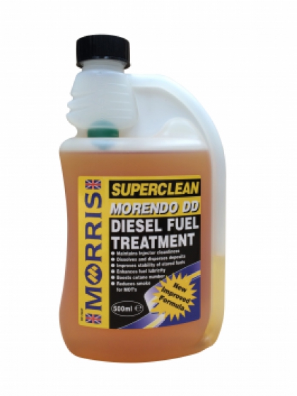 Morris SUPERCLEAN Morendo DD Diesel Fuel Treatment Cleans Up and Prevents Injector Deposits 500ml image