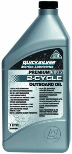 1 Litre Quicksilver Premium PLUS Grade TCW3 2-Stroke Outboard Oil 1L image