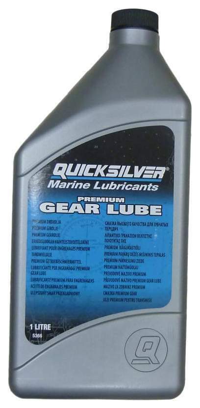 Quicksilver 1 Litre PREMIUM Gearbox Gear Lube Oil for all Outboards 1L image