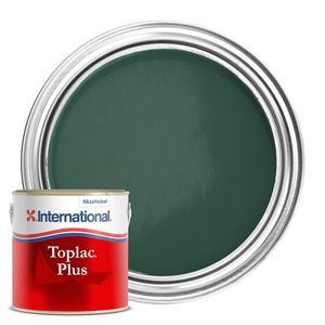 International TOPLAC Plus DONEGAL GREEN Single Pack Gloss Finish Boat Yacht Paint Enamel 750ml image