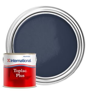 International TOPLAC Plus MAURITIUS BLUE Single Pack Gloss Finish Boat Yacht Paint Enamel 750ml image