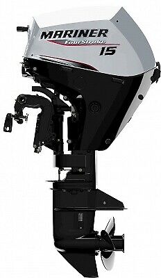 15HP Mariner F15EL Long Shaft Electric Start EFi 4 Stroke Remote Control Outboard Motor image